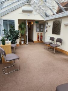 The conservatory at the Magnolia Therapy Centre, Nottingham